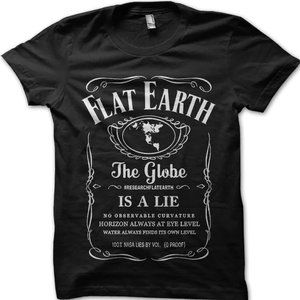 Flat Earth, Earth is FLAT, Firmament Tshirt